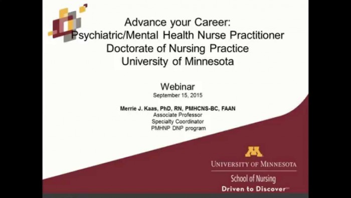 DNP Information Session: Become a Psychiatric/Mental Health Nurse Practitioner